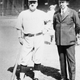 New York Giants manager John J. McGraw and National League umpire Bill Klem, in a very natty three piece suit, in 1922. Image via AP.